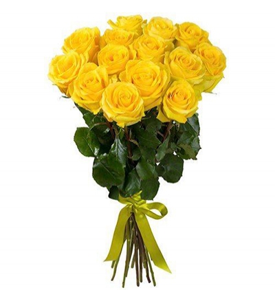 Ukrayna Çiçek Gönder 13 Sarı Gül Demeti Ukrayna