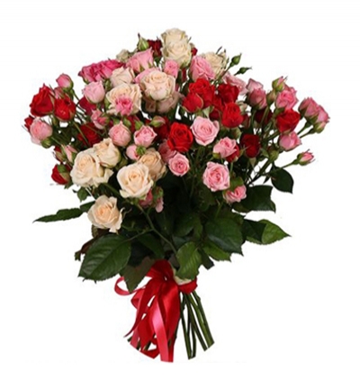 ukrayna 15 kırmızı gül Çiçeği & Ürünü Ukrayna Spray Güller 