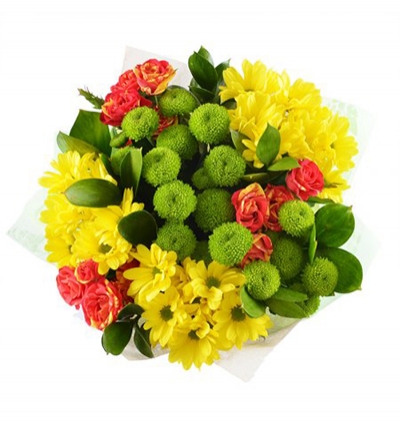 ukrayna 15 pembe gül Çiçeği & Ürünü Ukrayna Renkli Mevsim Çiçekleri 